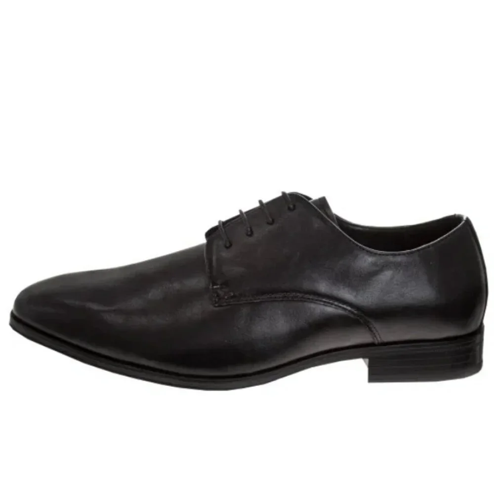 Perry Ellis Men's 9 Leather Dress Shoes Lace-up Oxford Smooth Buffed Business